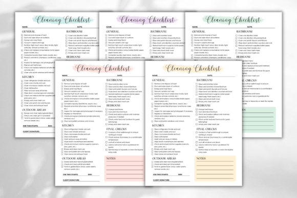 Airbnb Cleaning Checklist Template