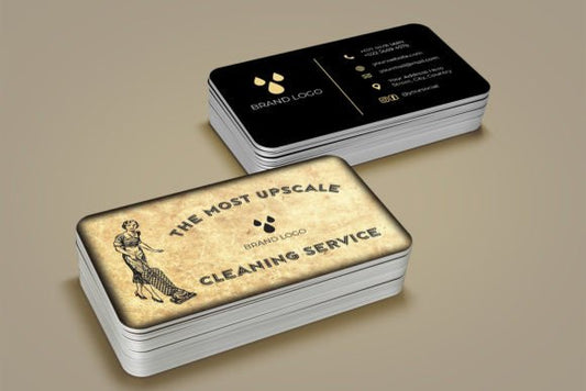 Cleaning Service Business Card Design