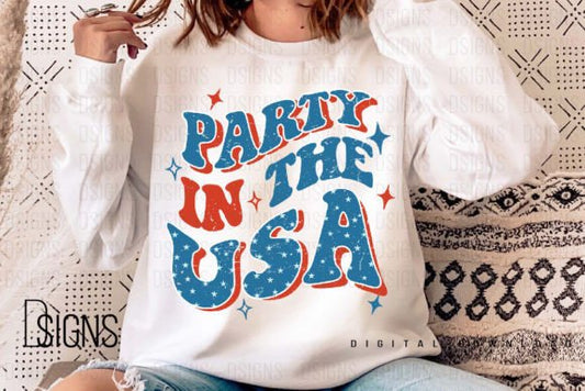 Patriotic 4th July Party USA Sublimation